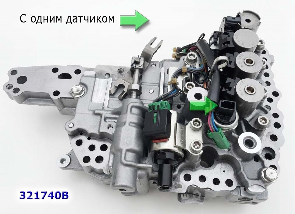 Панель управления, в сборе (гидроблок) (Jatco (Nissan) JF011E (CVT)/RE0F10A, RE0F06A) 